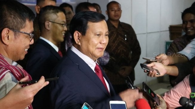 Prabowo Diklaim Bakal Diantar 50 Ribu Buruh Daftar Capres