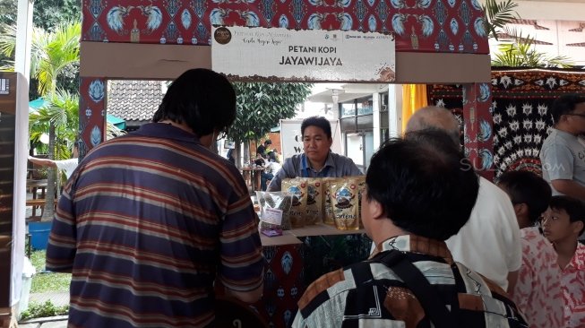 Festival Kopi Nusantara di Bentara Budaya Jakarta, Palmerah, Jakarta Selatan, yang digelar 19-22 Juli 2018. (Suara.com/Firsta Nodia)