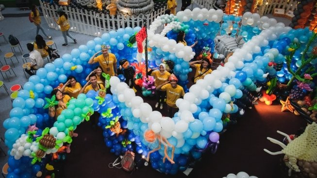 Indo Balloon Artist Club. [Suara.com/Dinda Rachmawati]