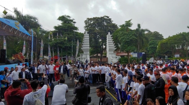 PT AP II Ikut Meriahkan Torch Relay Asian Games Lewat Funwalk