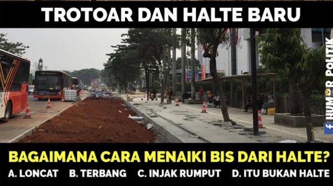 Taman Halangi Akses ke Halte Bus, Sandiaga Uno: Ini Beutifikasi