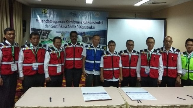 Wujudkan Zero Accident Kementerian PUPR Sertifikasi Ahli K3