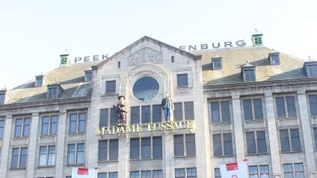 Gedung Madam Tussaud di Amsterdam. [suara.com/Madinah]