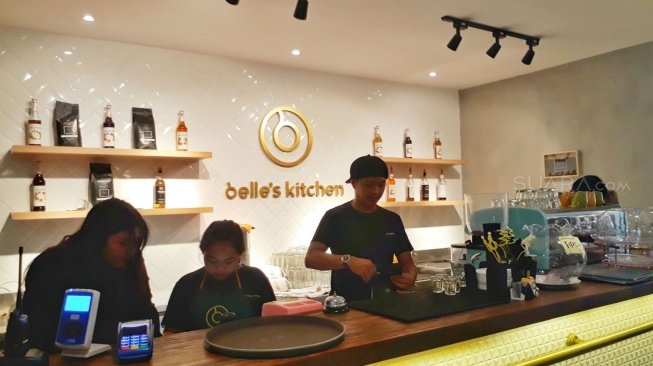 Suasana Restoran Belle's Kitchen. (Suara.com/Dinda Rachmawati)