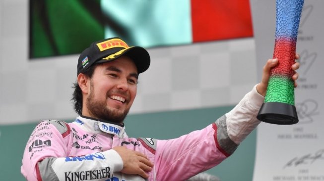  Pebalap Force India asal Meksiko Sergio Perez Mendoza [AFP]