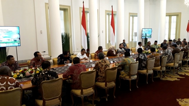 Jokowi Murka saat Rapat di Istana Bogor