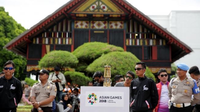 Api Obor Asian Games Bermalam di Rumah Pengasingan Bung Karno