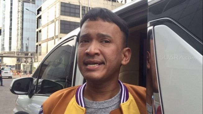 Ruben Onsu ditemui di kawasan Kapten P. Tendean, Mampang Prapatan, Jakarta Selatan, Kamis (2/8/2018) [Suara.com/Sumarni]