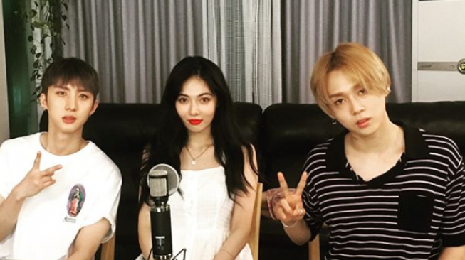 HyunA dan E'Dawn Pentagon Diam-Diam Sudah Pacaran Dua Tahun