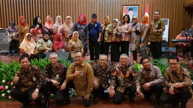 Silaturahim dan Serah Terima Jabatan di DitjenPenyediaan Perumahan KemenPUPR, di Auditorium KemenPUPR, Jakarta, Jumat (3/7/2018). (Dok: KemenPUPR)