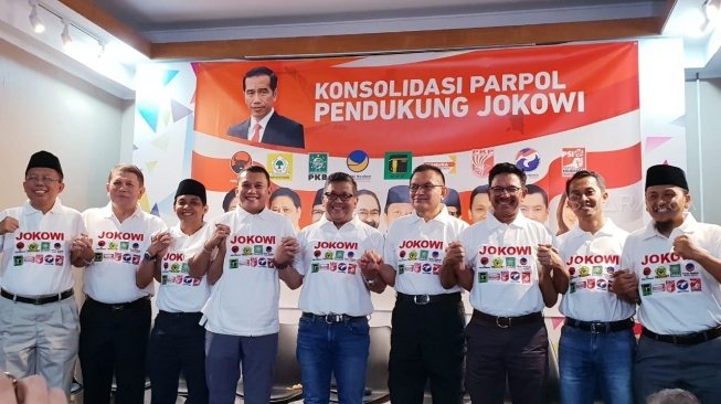 Ini Penampilan Baru 9 Sekjen Parpol Pendukung Jokowi