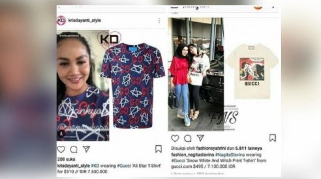 Krisdayanti Jual t-Shirt Rp 7 Juta, Warganet Siap Nunggu KW-nya