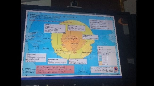 BMKG: 230 Kali Gempa Susulan Guncang Lombok