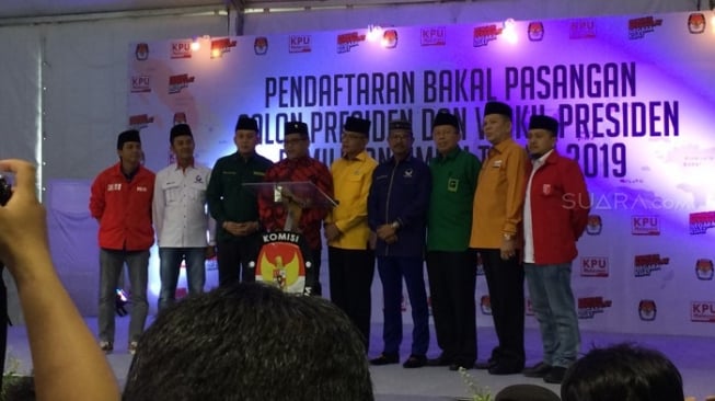 Jokowi Mau Daftar Capres, 9 Sekjen Duluan Kumpul di KPU