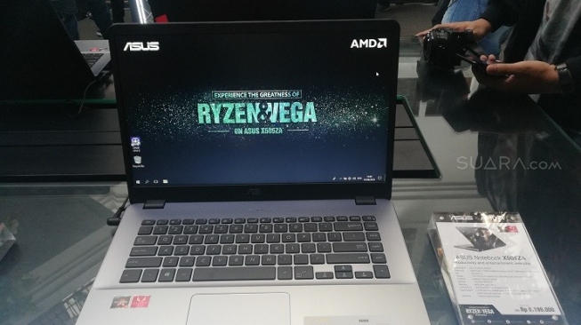 Dua Jenis AMD Ryzen Siap Mengotaki Asus X505ZA