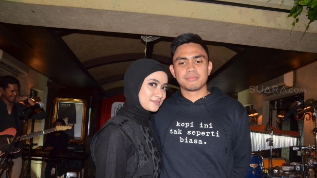 Ayudia Bing Slamet dan Ditto [Suara.com/Wahyu Tri Laksono]