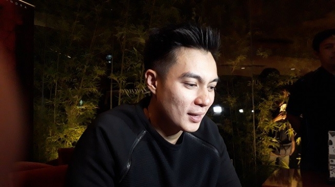 Baim Wong saat ditemui usai gala premiere film Gentayangan, di XXI Epicetrum, Kuningan, Jakarta Selatan, Rabu (8/8/2018).