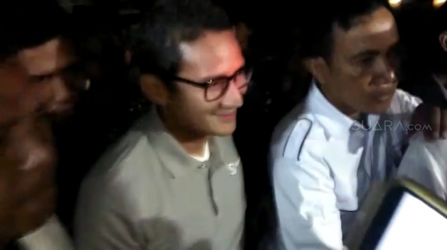 Sandiaga Uno di Rumah Prabowo: Selamat Jokowi - Ma'ruf Amin