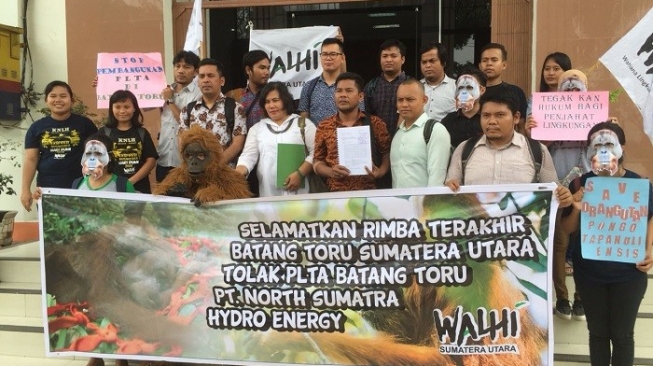 Walhi Gugat Gubernur Sumut Terkait Izin PLTA Batang Toru