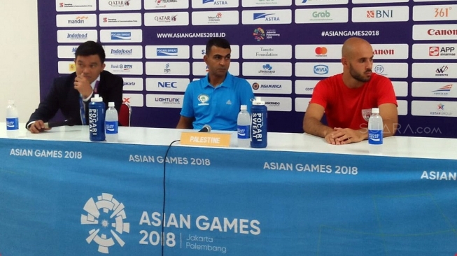 Sepakbola Asian Games: Palestina Terharu Didukung Warga Indonesia