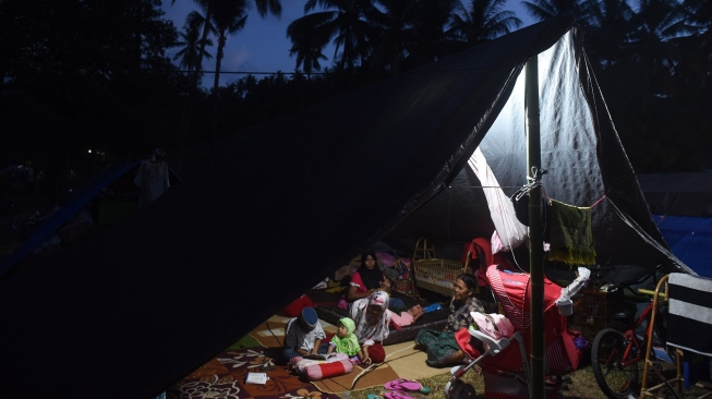 Gempa Lombok, Pengungsi Terserang Diare Akibat Minum Air Sungai