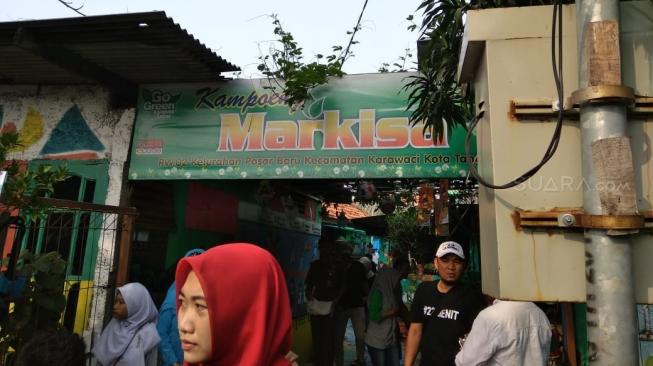 Wisata ke Kampung Markisa, Tangerang. (Suara.com/Anggy Muda)