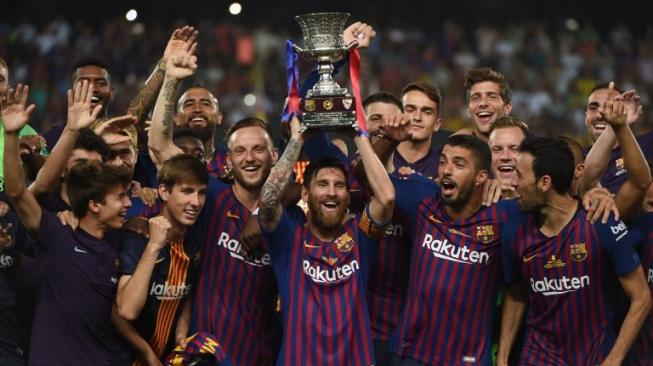 Taklukkan Sevilla, Barcelona Rengkuh Piala Super Spanyol