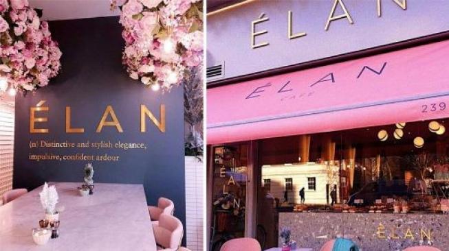 Elan, Kafe Bunga Populer di London yang Paling Instagramable