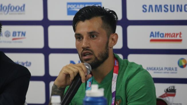 Gelandang andalan Timnas Indonesia U-23, Stefano Lilipaly [Suara.com / Adie P]