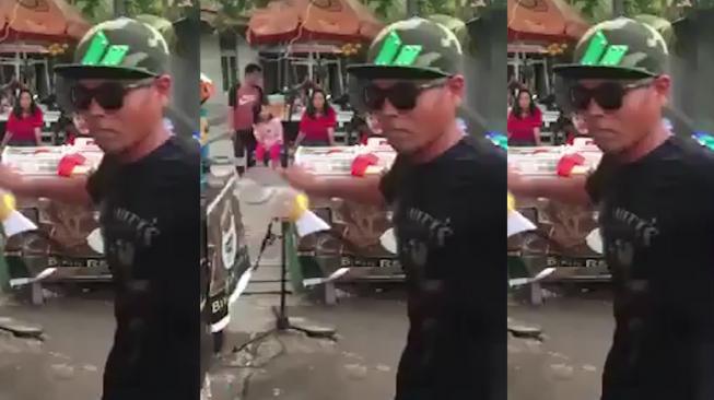 Kocak, Aksi Pedagang Es Joget Bak DJ