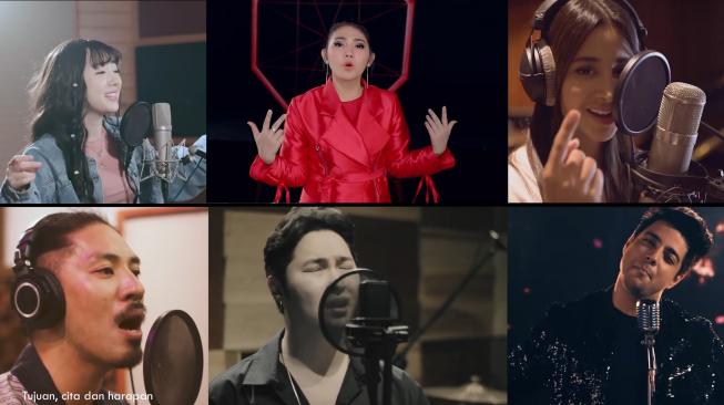 Keren Abis, Lagu Asian Games 2018  Dinyanyikan dalam 5 Bahasa