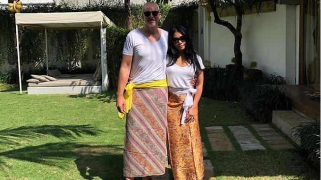 Anggun bersama Christian Kretschmar (Instagram)