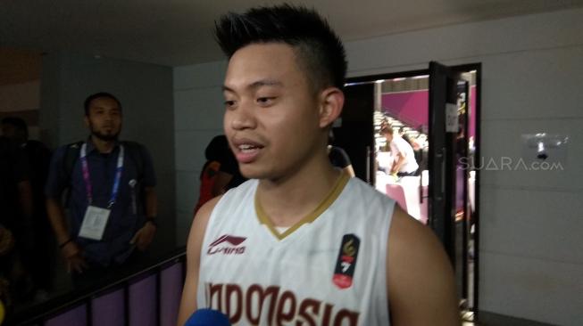 Point guard tim basket putra Indonesia, Andakara Prastawa Dhyaksa. [Suara.com/Arief Apriadi]