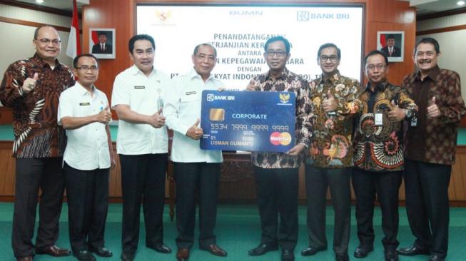 Bank BRI Sediakan Layanan bagi Badan Kepegawaian Negara