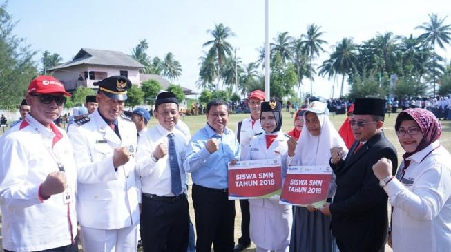 3 BUMN Peringati HUT ke-73 RI di Natuna