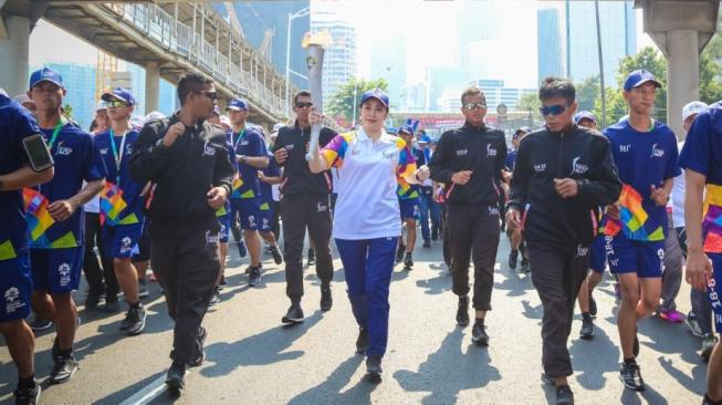 Pembukaan Asian Games XVIII, BRI Kirab Obor Api Abadi di Jakarta