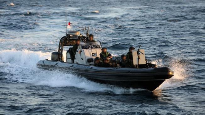 Kopaska TNI AL Lumpuhkan Pembajak Kapal Logistik di Perairan Madura