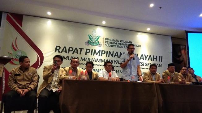 Sandiaga Ajak Pemuda Muhammadiyah Tidak Baper Politik