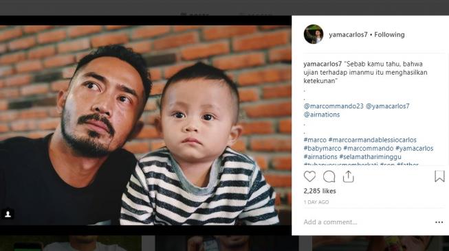 Yama Carlos mengungkap kalimat penuh tanya, soal rumah tangganya? [instagram/@yamacarlos7]