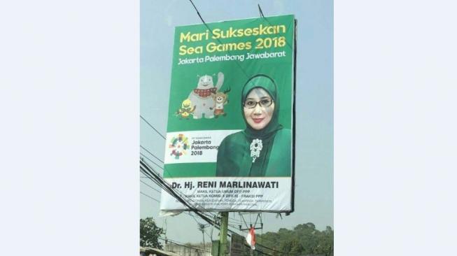 Viral, Baliho Salah Ketik Asian Games Jadi Sea Games