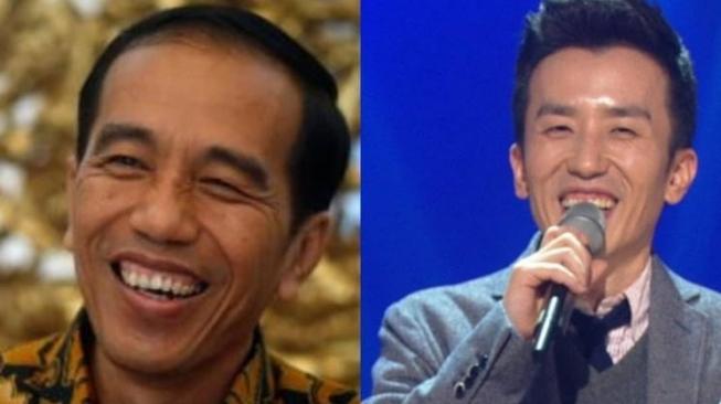 Jokowi Dibilang Mirip Musisi Korea Yoo Hee Yeol