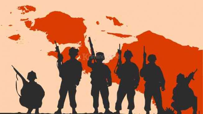 2 Anggota TNI Tewas Ditembak KKB Saat Bawa Sumbangan Anak Sekolah