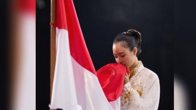 Atlet wushu andalan Indonesia, Lindswell Kwok. (Dok: Kemenpar)