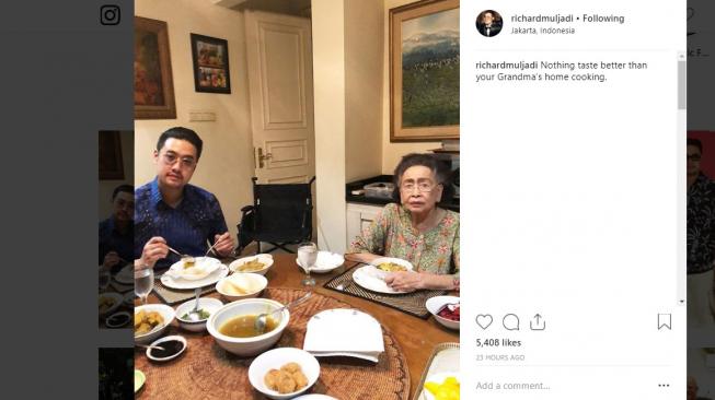 Instagram Richard Muljadi dibanjiri komentar pedas warganet. 