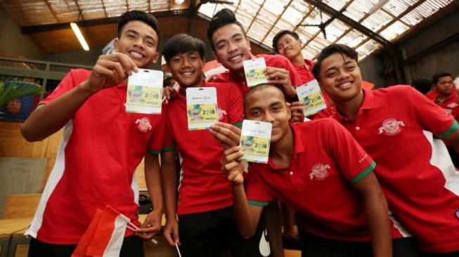 Bank BRI memberikan apresiasi kepada Tim Nasional (Timnas) Sepakbola U-16. (Dok: Bank BRI)