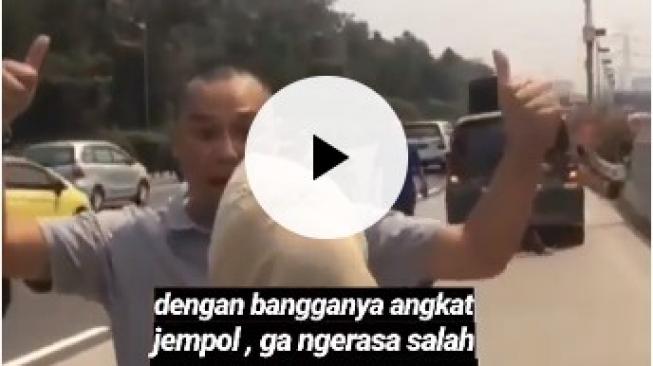 Polisi Periksa Lelaki Cepak soal Kasus Pemukulan Anak di Tol