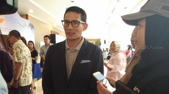 #2019GantiPresiden Banyak Penolakan, Sandiaga: Beralih ke Digital