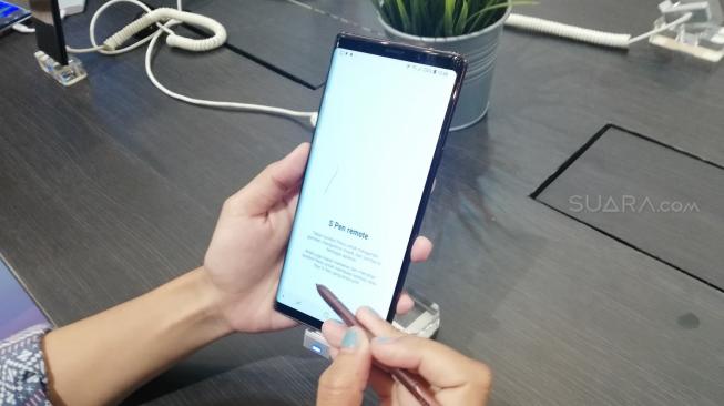 Samsung Galaxy Note 9. [Suara.com/Aditya Gema Pratomo]