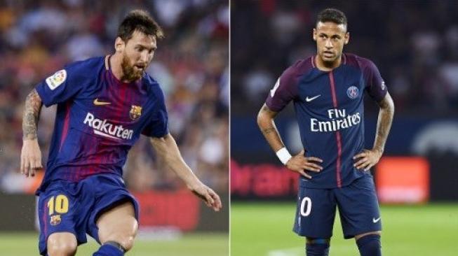 Rapor Merah Messi dan Neymar di Awal Musim 2018 / 19