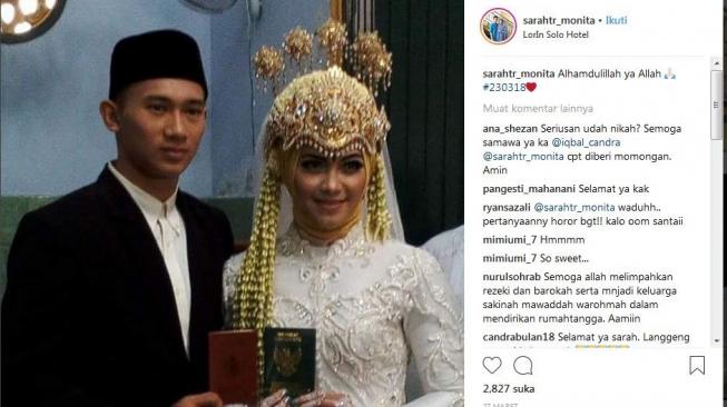 Pasangan Atlet Silat Iqbal-Sarah [Instagram]